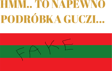 Nadruk GUCZI - Przód