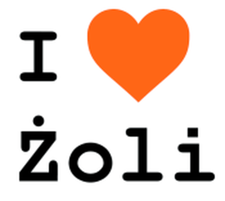 Nadruk I love Żoli - Przód