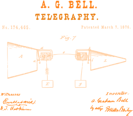 Nadruk Bell (jasny granat) - Przód