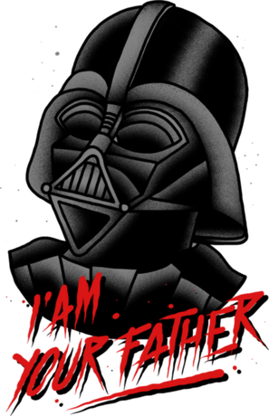 Nadruk I am you father - Przód