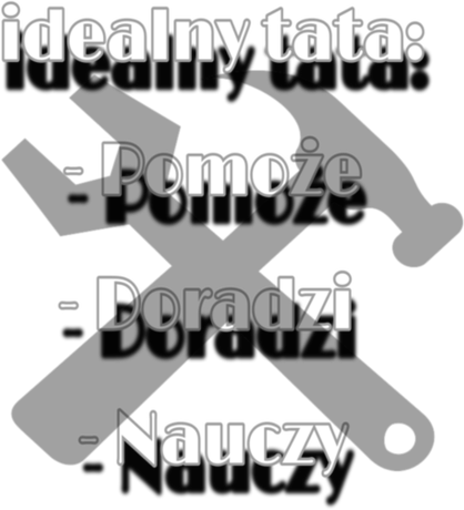 Nadruk dla taty (Dzień taty) - Przód