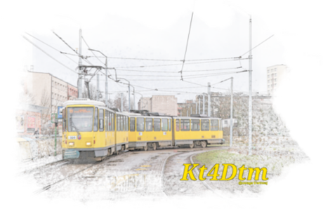 Nadruk Tramwaj - Kt4Dtm - skład - Przód