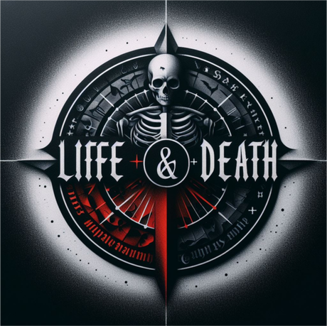 Nadruk Życie i śmierć - Przód