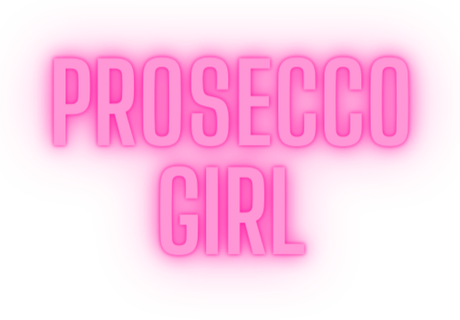 Nadruk T-shirt prosecco girl pink - Przód