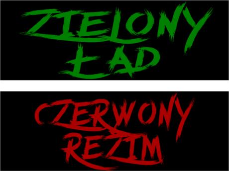 Nadruk Zielony ład Czerwony reżim - Przód