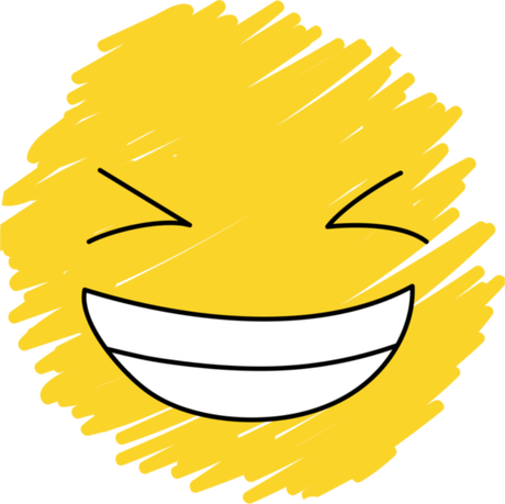 Nadruk emoji smile - Przód