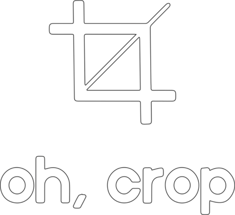 Nadruk oh crop - Przód