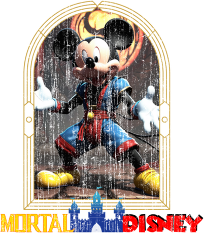 Nadruk Mortal Disney - Myszka Miki - Przód